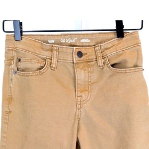 Cat & Jack Boys Tan Jeans Straight Stretch. Size 10.